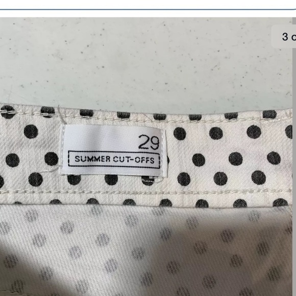 Gap Womens Summer Cut Off Shorts Size 29 White - Picture 3 of 5